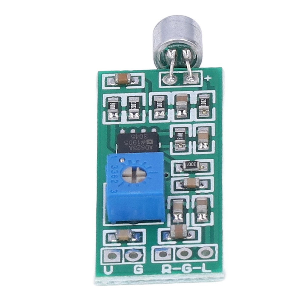 Microphone Pickup Module Dual Channel Output Adjustable Gain Amplifier Board For