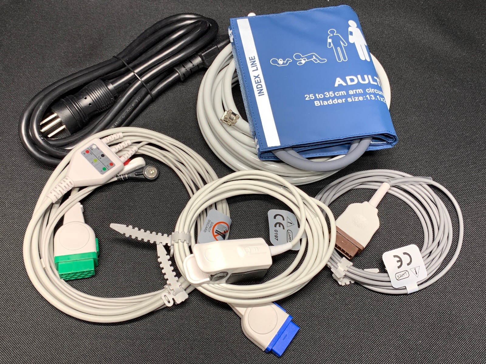 GE Dash 3000,4000,5000 -Accessories Kit- Nellcor Oximax, ECG, Temp, NIBP, Paper