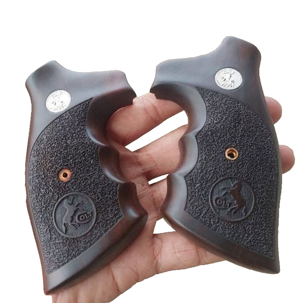 Grip for Colt Python / anaconda Handcraft pistol .357 WOOD mount Auspicious
