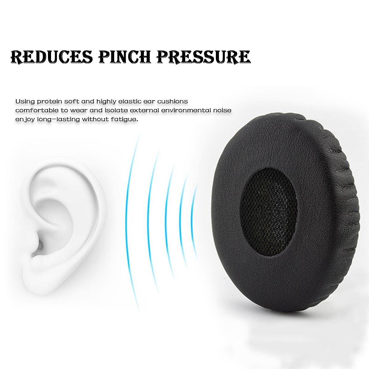 Replacement Ear Pads Cushion for Bose QuietComfort QC3 OE1 Headphones Earpad