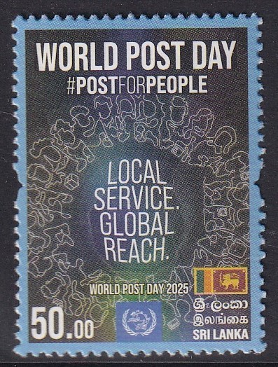Sri Lanka New Issue 2025-10-09 (S) World Post Day