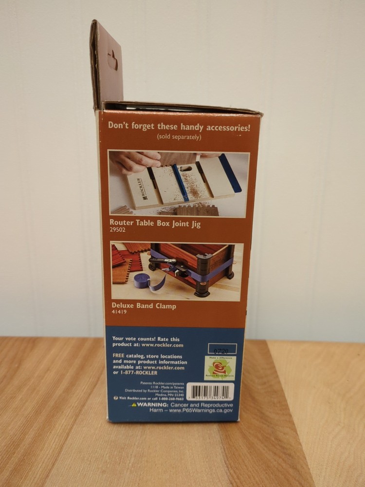 Rockler 1/2" Box Joint Cauls, 4-Pack, Blue