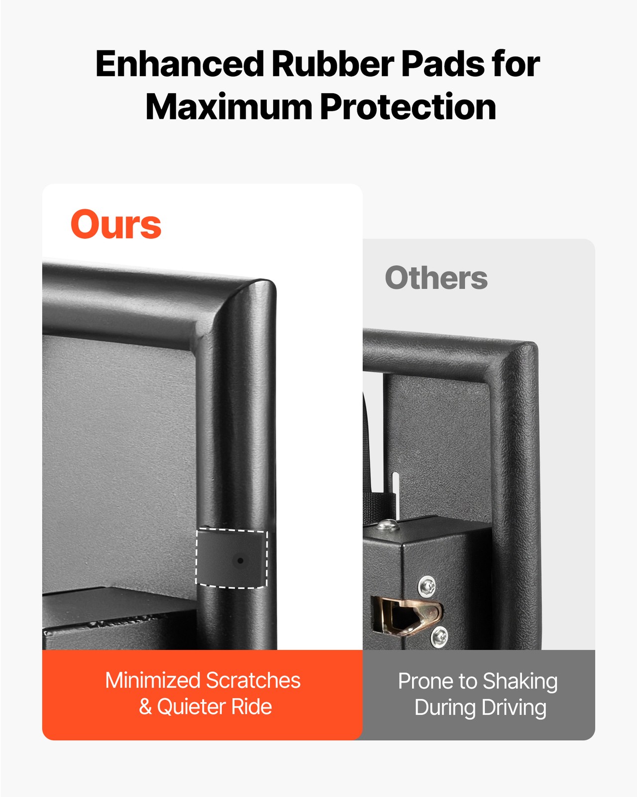 VEVOR Tube Doors Steel Tubular Half Door Guards for 2021-2026 Ford Bronco 4-Door