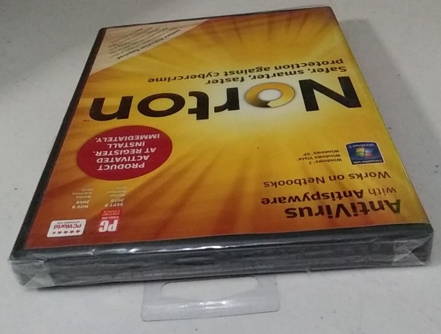 Norton AntiVirus 2011 with AntiSpyware by Symantec for Win 7/Vista/XP NEW SEALED