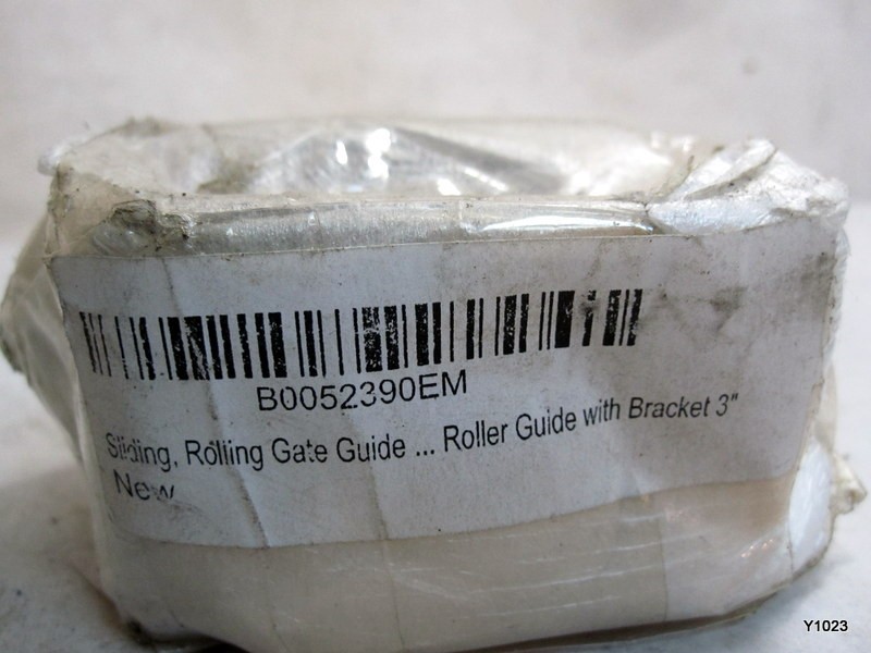 Sliding, Rolling Gate Guide Roller Black UHMW Roller 3"