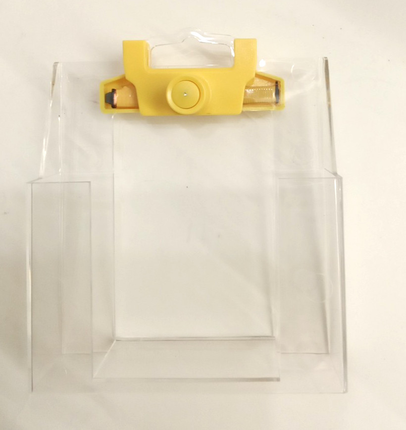 Sekura AM/RF Single Hole Oyster Tag w/Clear Shell 101x110x29mm SuperLock 20pk