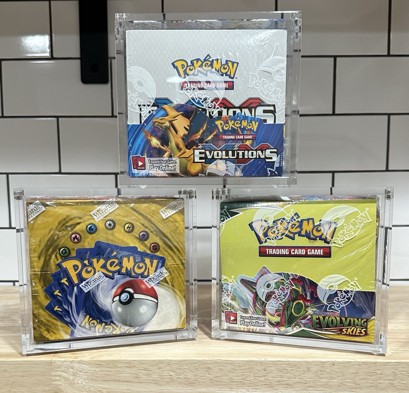 Pokemon Magnetic Booster Box Acrylic Case! Pokémon Card Protective Display!