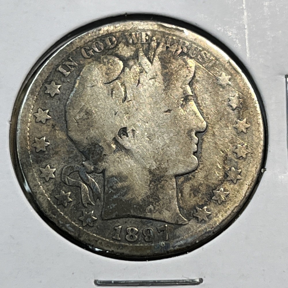 1897 S Silver Barber Half Dollar Better Date Coin