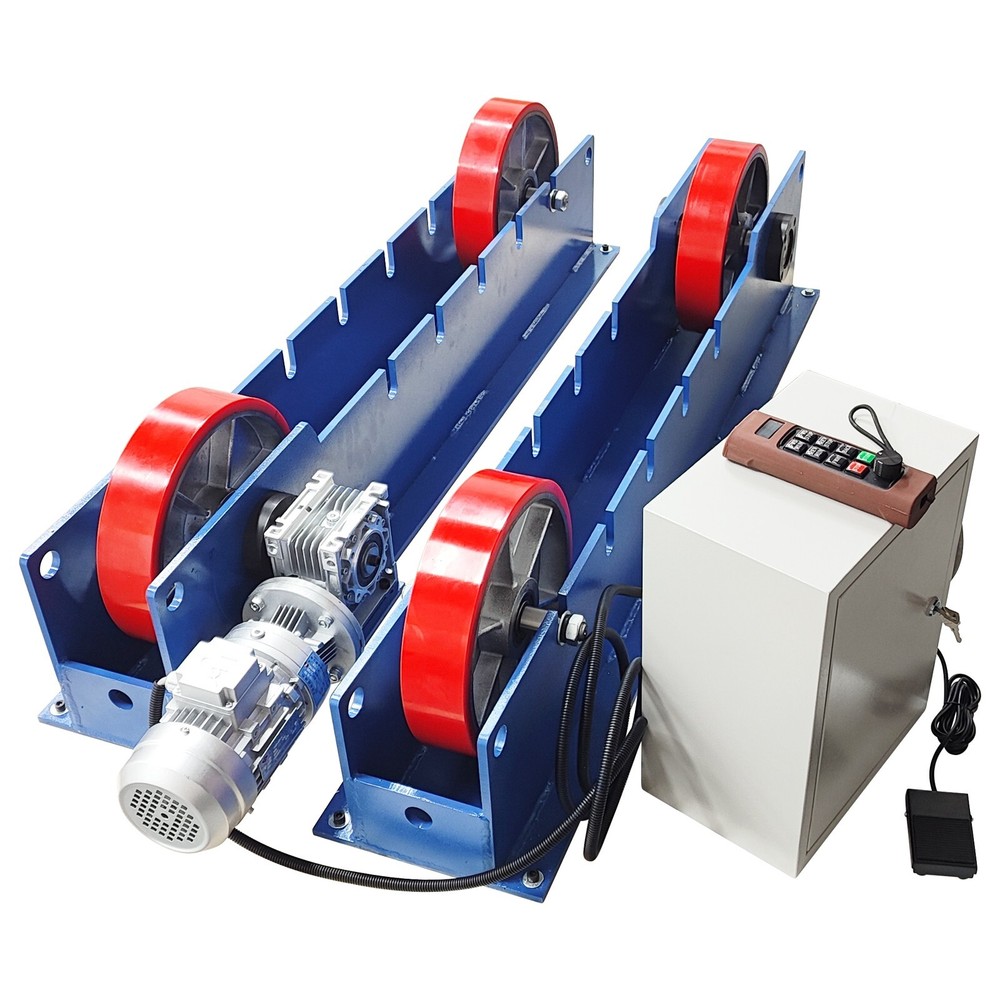 220V 3T Single Motor Drive Remote Control Welding Benches Turning Roller Table