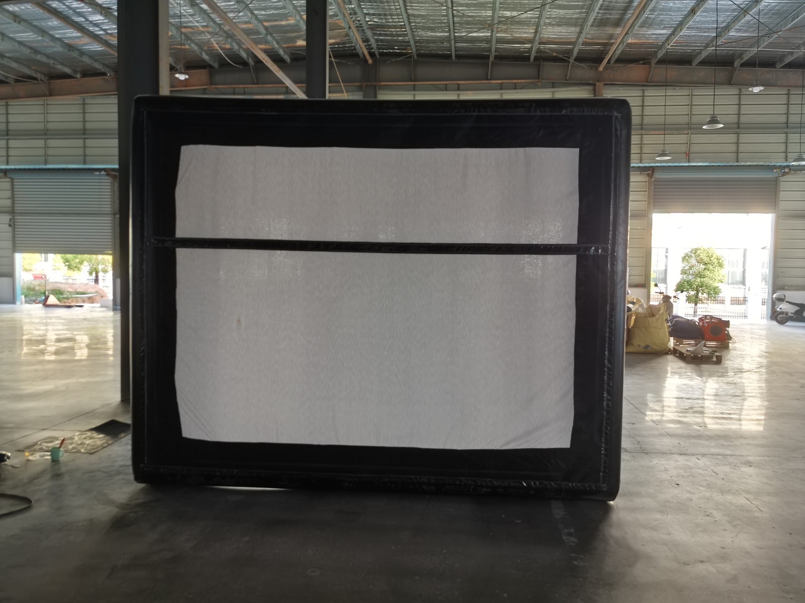 Portable Golf Hitting Bay Inflatable Simulator Enclosure with Screen&Net Outdoor