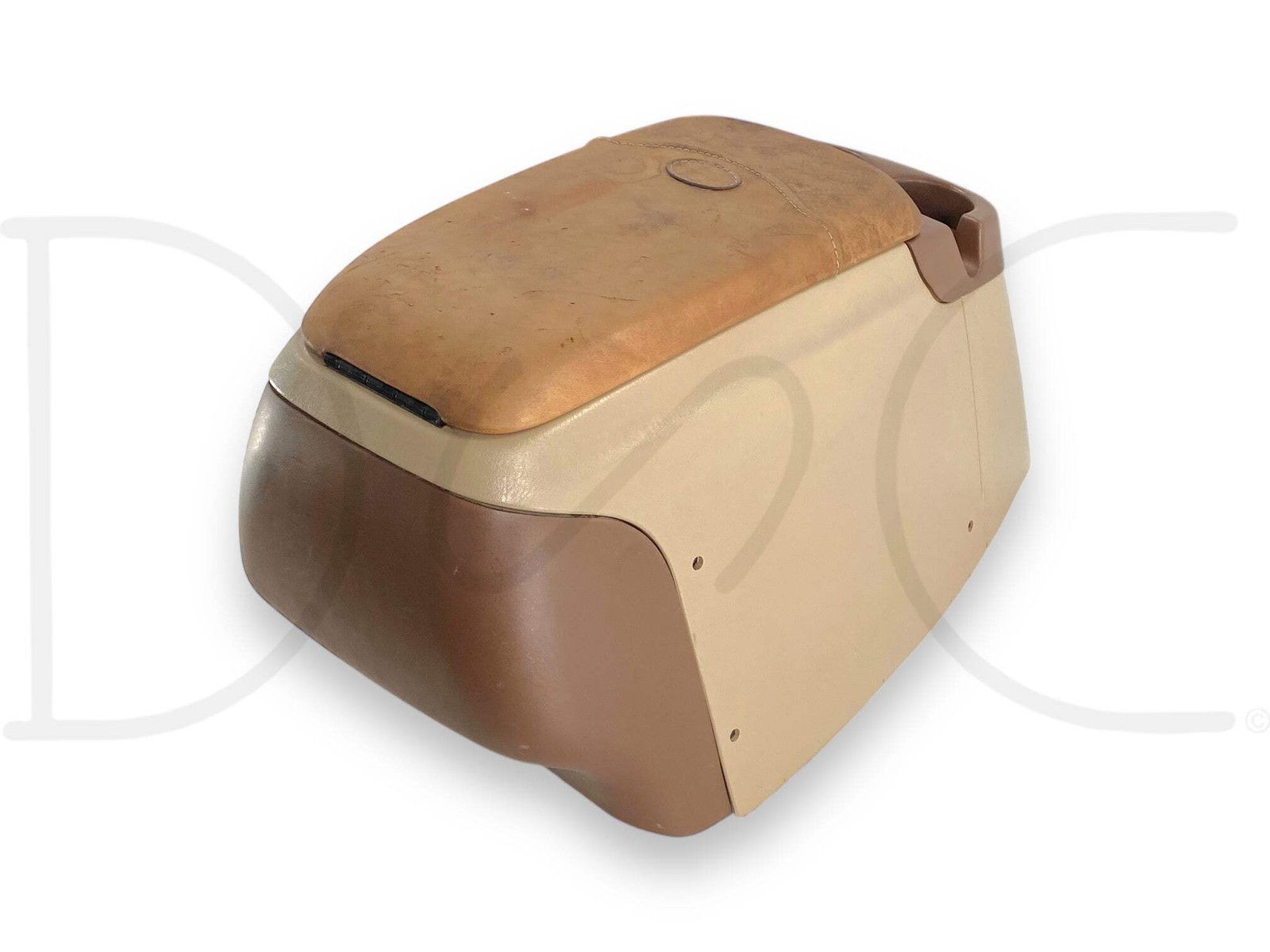 03-07 Ford F250 F350 King Ranch Super Duty Center Console Floor Storage Tan OE