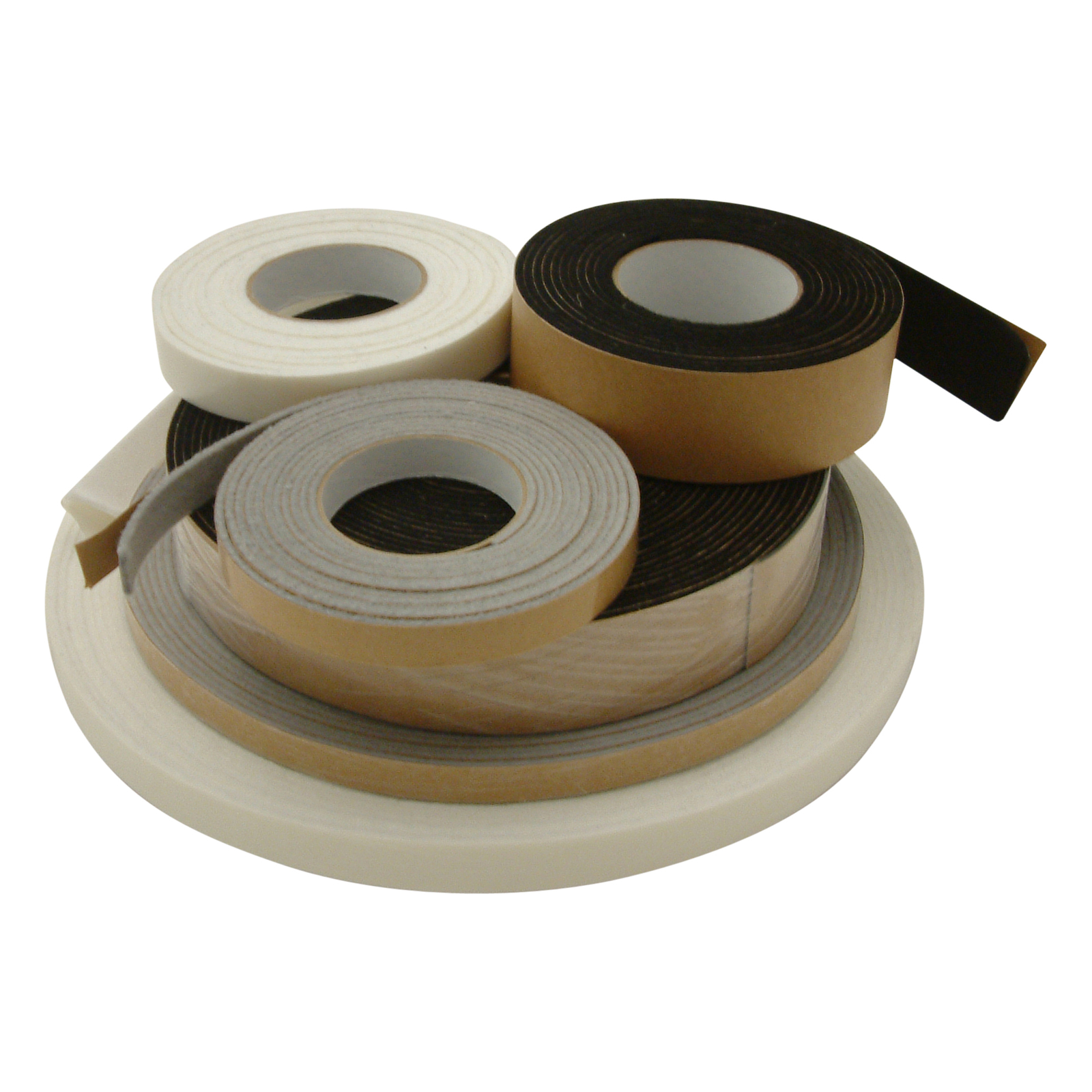 JVCC FELT-08 Polyester Felt Tape: 1 in. x 10 ft. (3mm thickness, White)