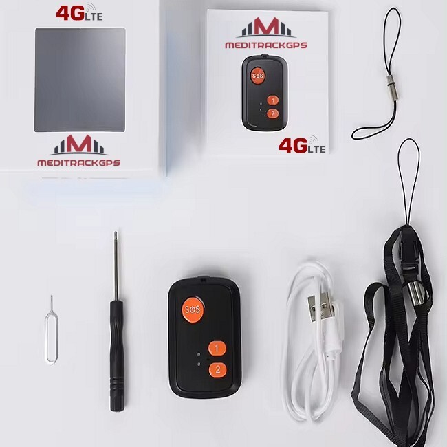 MediTrackGPS® 4G GPS Tracker Personal Child Elderly Tracking Device Pendant MT51