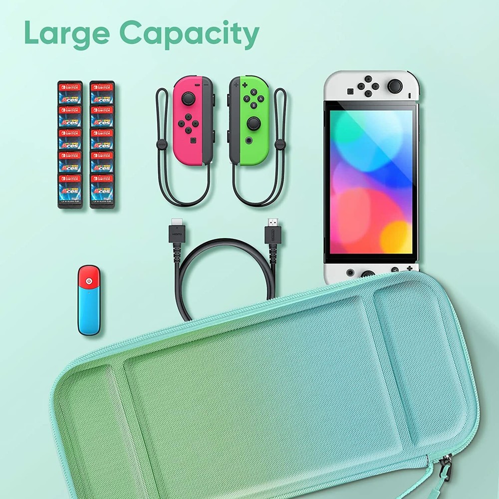 Carry Case for Nintendo Switch OLED Model 2021/Switch 2017 Protective Travel Bag