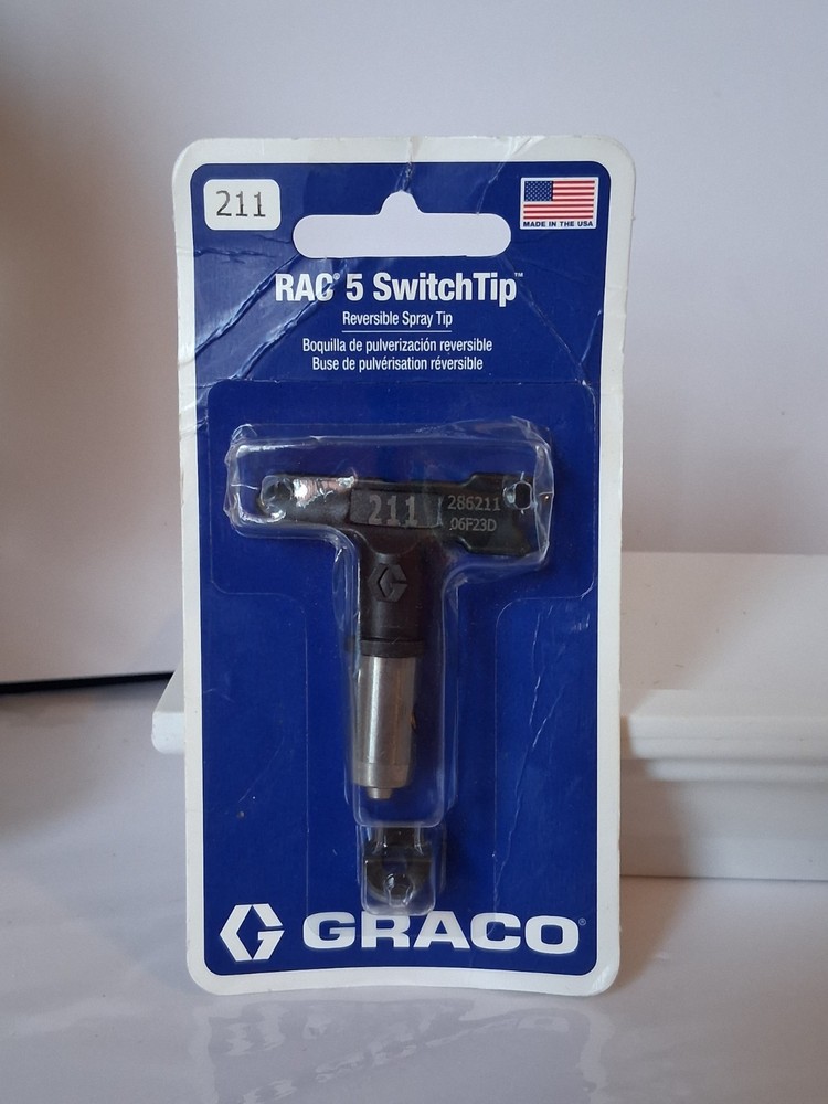Graco RAC 5 SwitchTip 211 Reversible Spray Gun Tip Model 286211