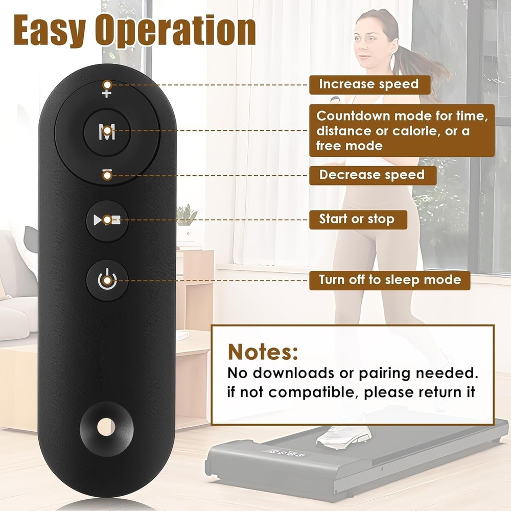 Walking Pad Remote Replacement Compatible with Model AD-4000 Plus, DK-38AB-1,...