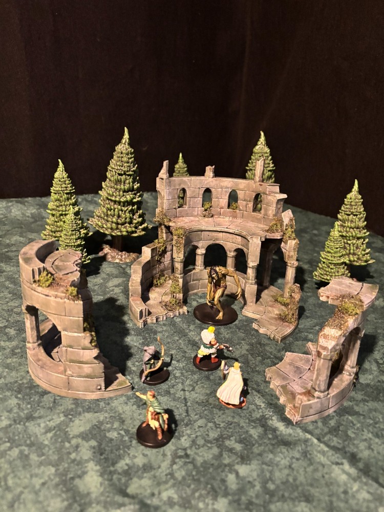 Forest Tower Ruins Scatter Terrain