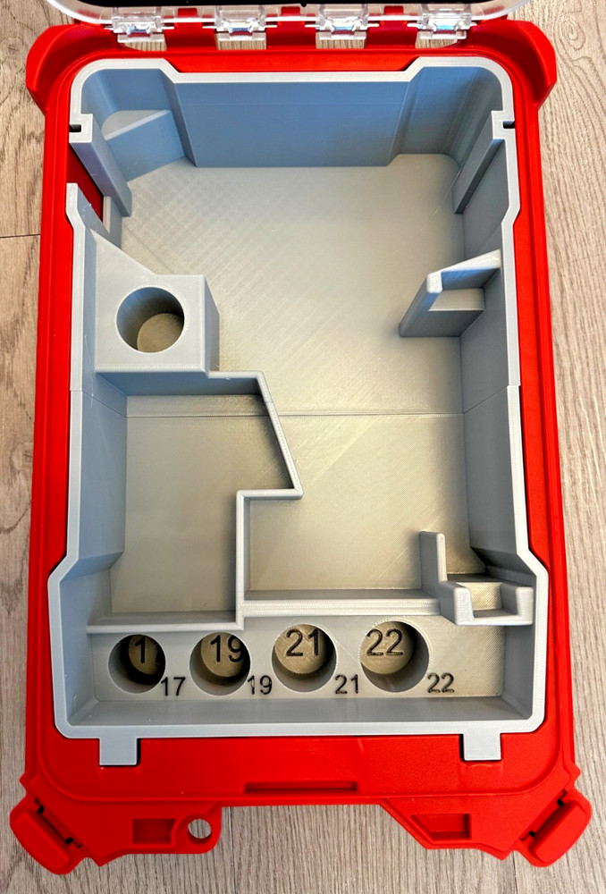 Milwaukee M18 Impact PACKOUT Insert Only: Socket Organizer, Roadside Lug-Nut Kit