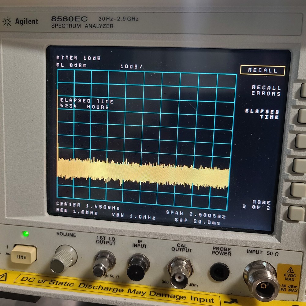 HP 8560EC RF Spectrum Analyzer 30Hz-2.9GHz OPT 007