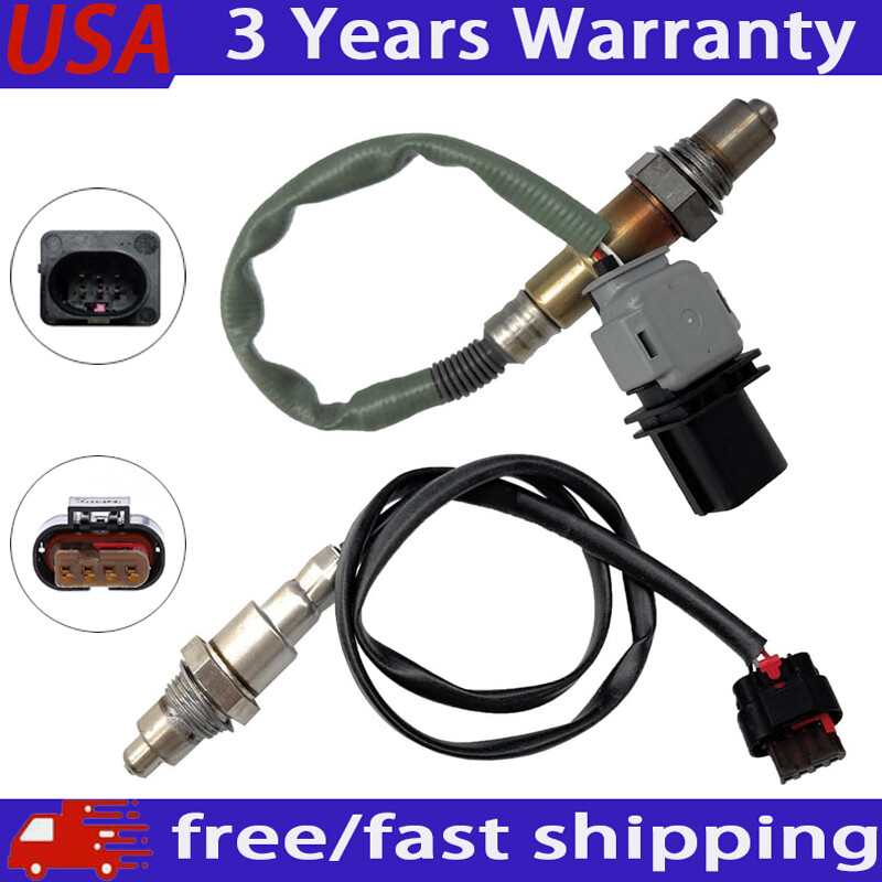 2PCS Oxygen Sensor Upper+Lower For Ford Edge 2.0L 2015 2016 2017 2018 2019 2020
