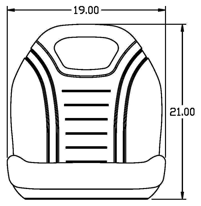 John Deere Yellow Seat w/bracket Fits 425 445 455 4100 4115 Replaces AM879503