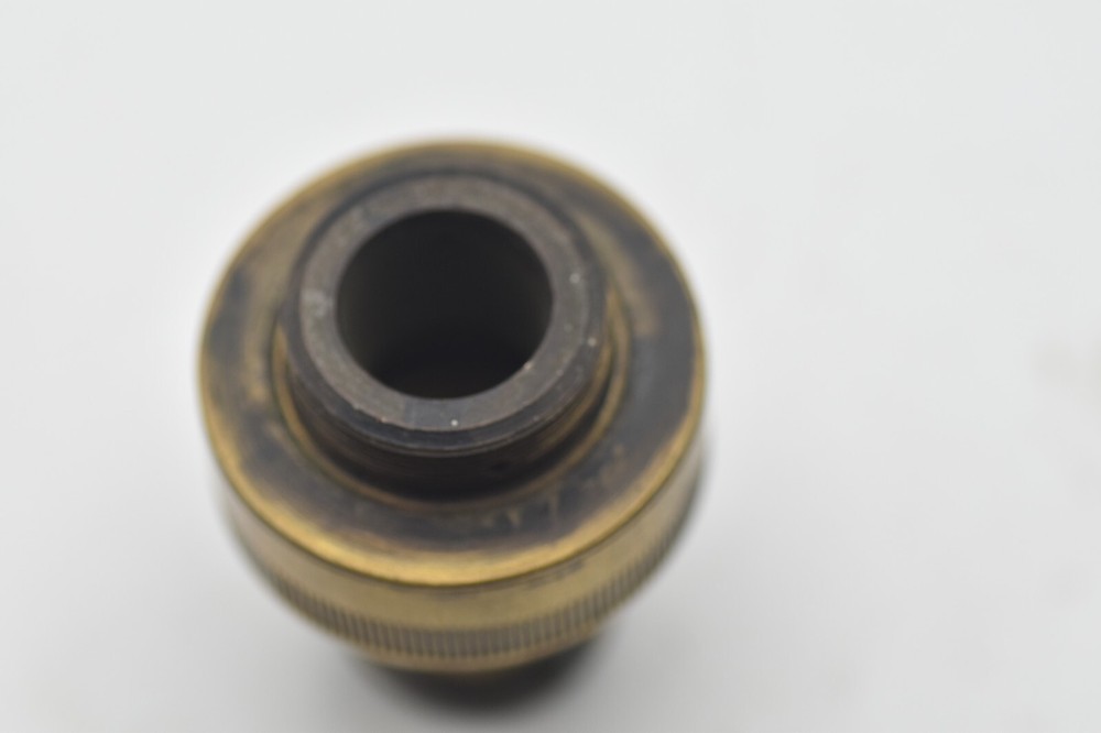 ANTIQUE BRASS MICROSCOPE OBJECTIVE