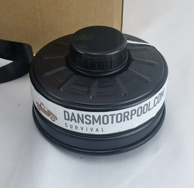 DMP Full Face Respirator Mask, Gas Mask with 40mm Carbon Filter And Bag