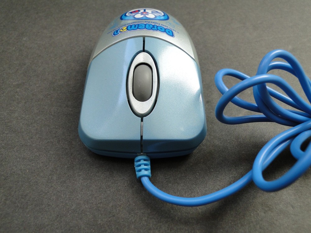 Vintage 2002 Doraemon PS/2 Mouse *TESTED