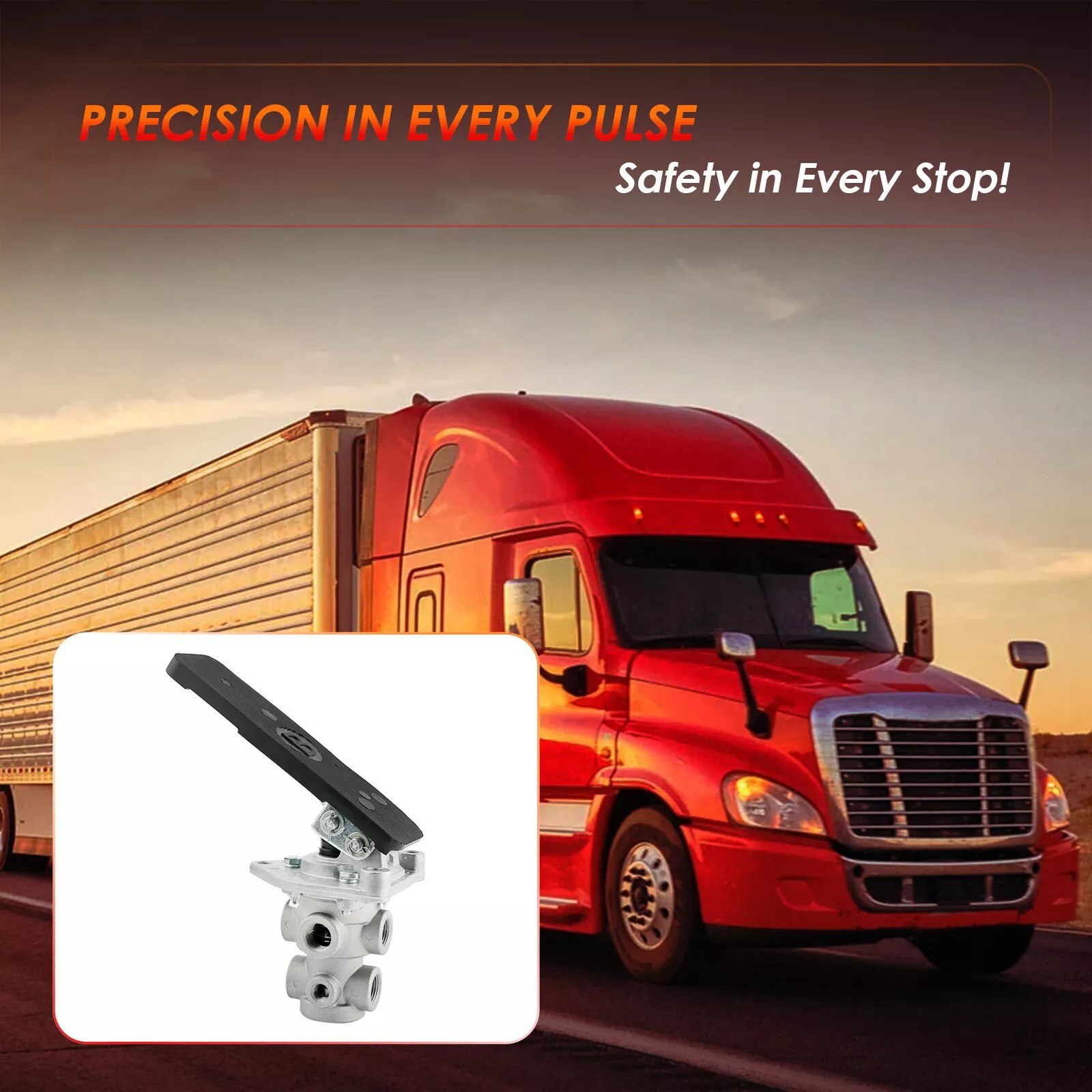 E-3 Single Circuit Foot Brake Control Valve For Haldex Bendix Automann KN22100