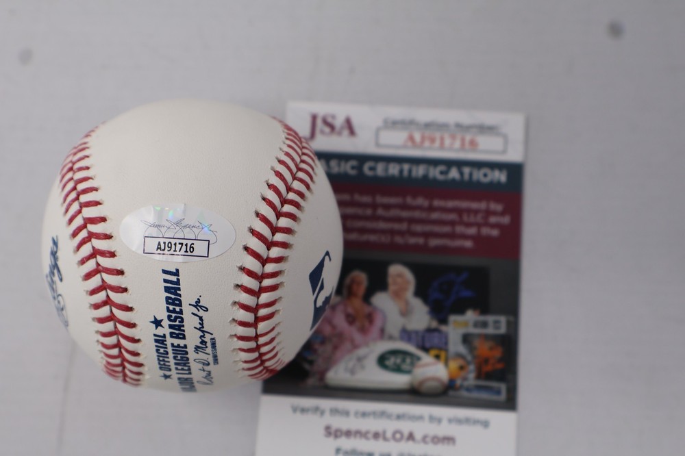 Jackson Holliday Signed Autographed Official MLB Baseball JSA COA