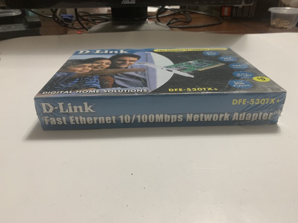 D-Link 10/100Mb Fast Ethernet Adapter Computer DFE-530TX+ Plug & Play Install