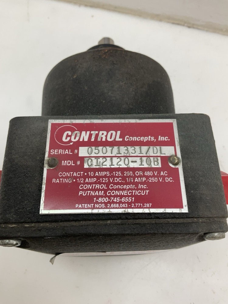 Control Concepts CI2120-10B Speed Switch New