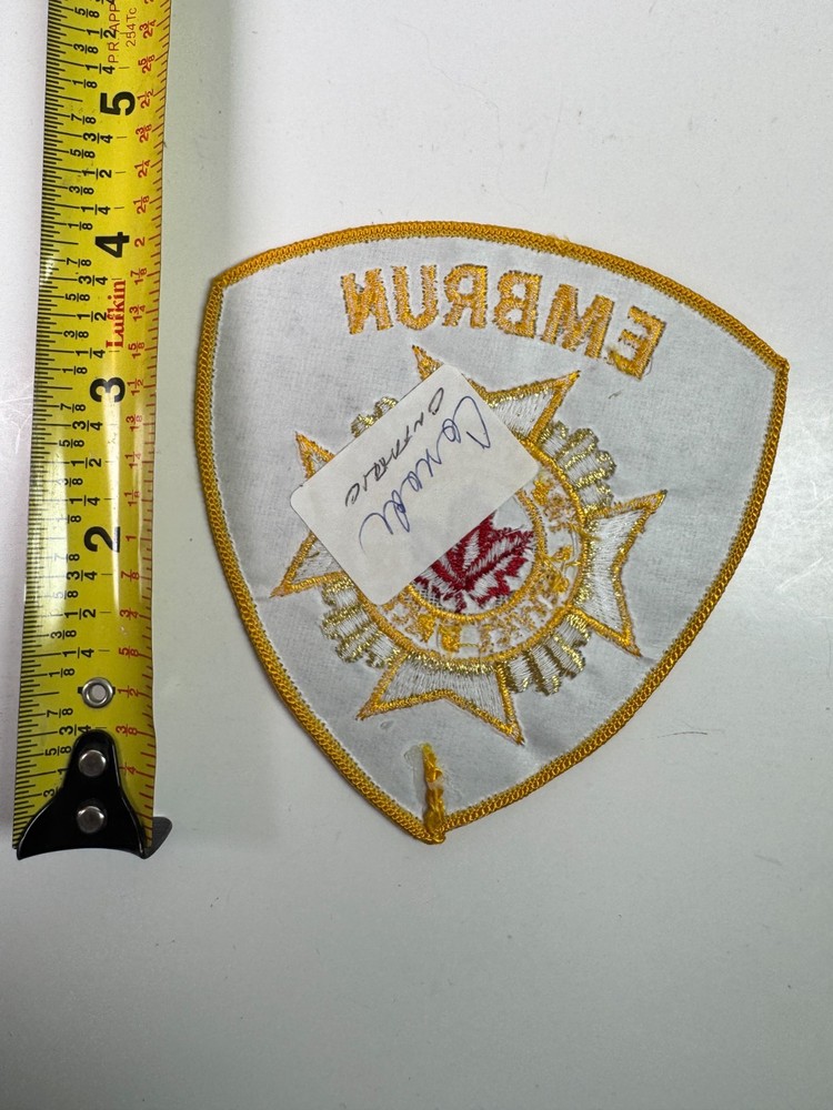 Embrun Fire Canada Patch W1
