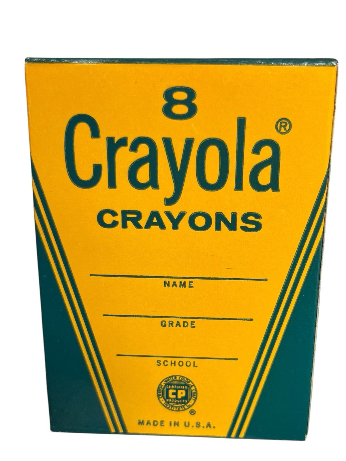 VTG NOS 1970's #8 Crayola Crayons Binney & Smith NY 15 cents NEW MINT school CP