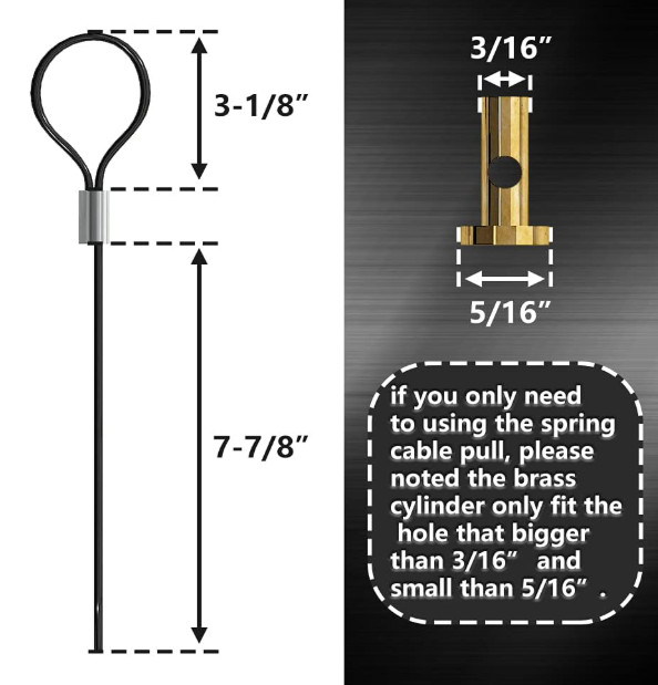 Self Locking Fence Gate Latch | Steel Post Mount w/ Cable Pull Spring Kit