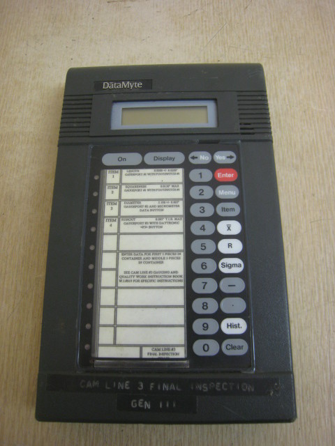 DATAMYTE 762-24-EN DATA AQUISITION TERMINAL FREE SHIPPING