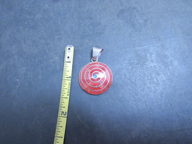 southwestern lapis sterling pendant