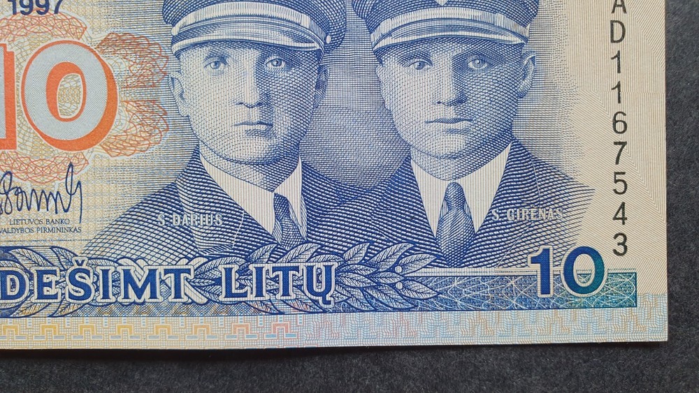 LITHUANIA 10 litu 1997, UNC, P59