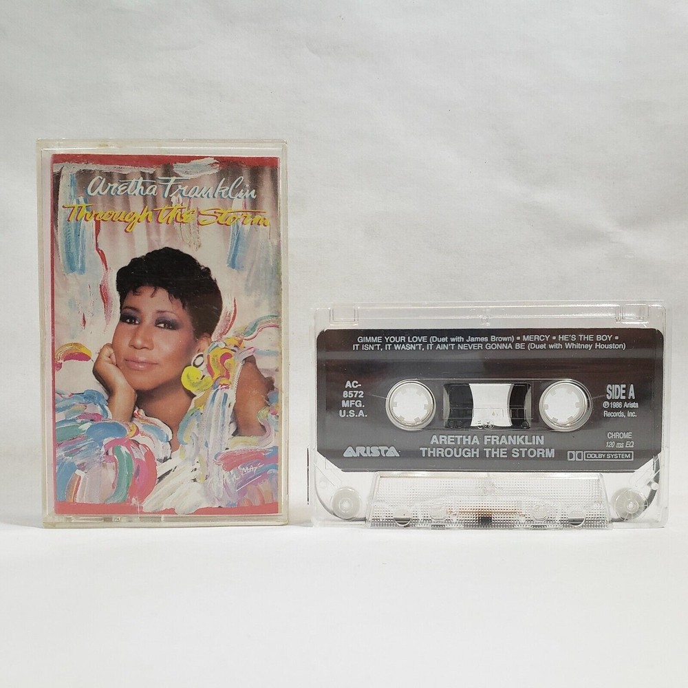 Aretha Franklin Through the Storm Cassette