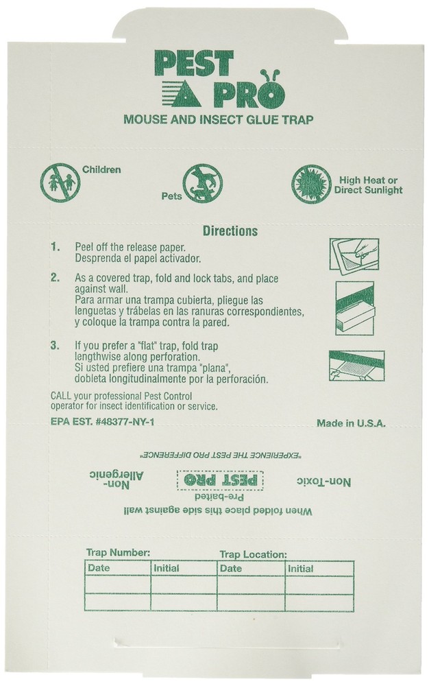 Glue Boards 75 Count Peanut Butter Scent for Mouse Spider Roach