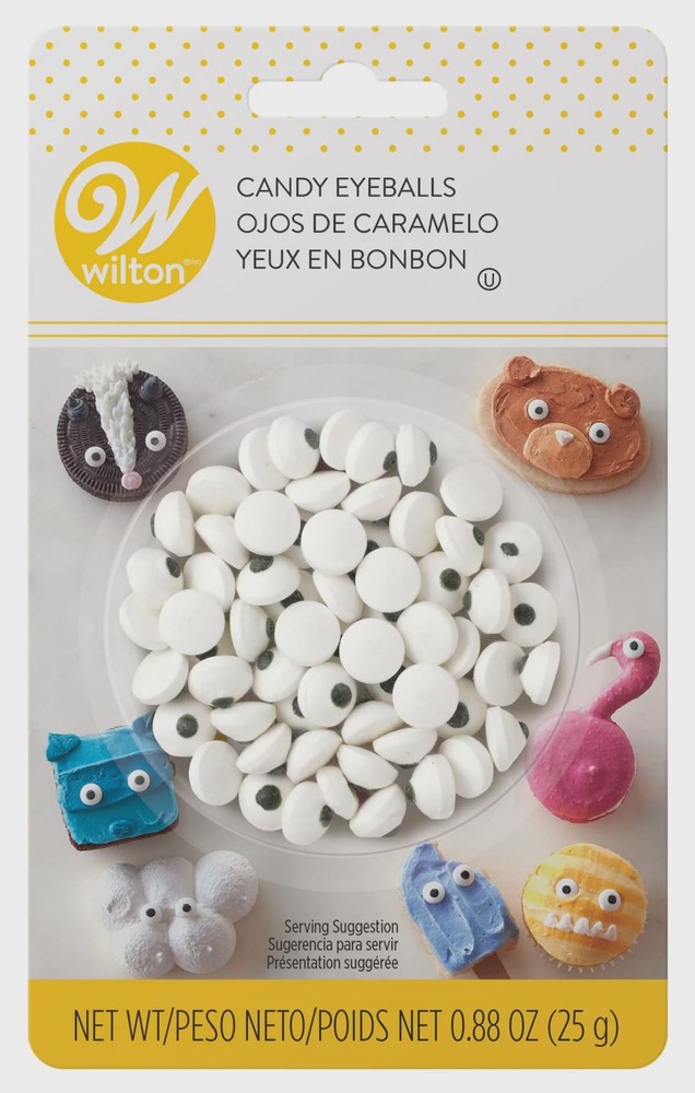 Wilton Small Candy Eyeballs, 0.43-Inch Diameter