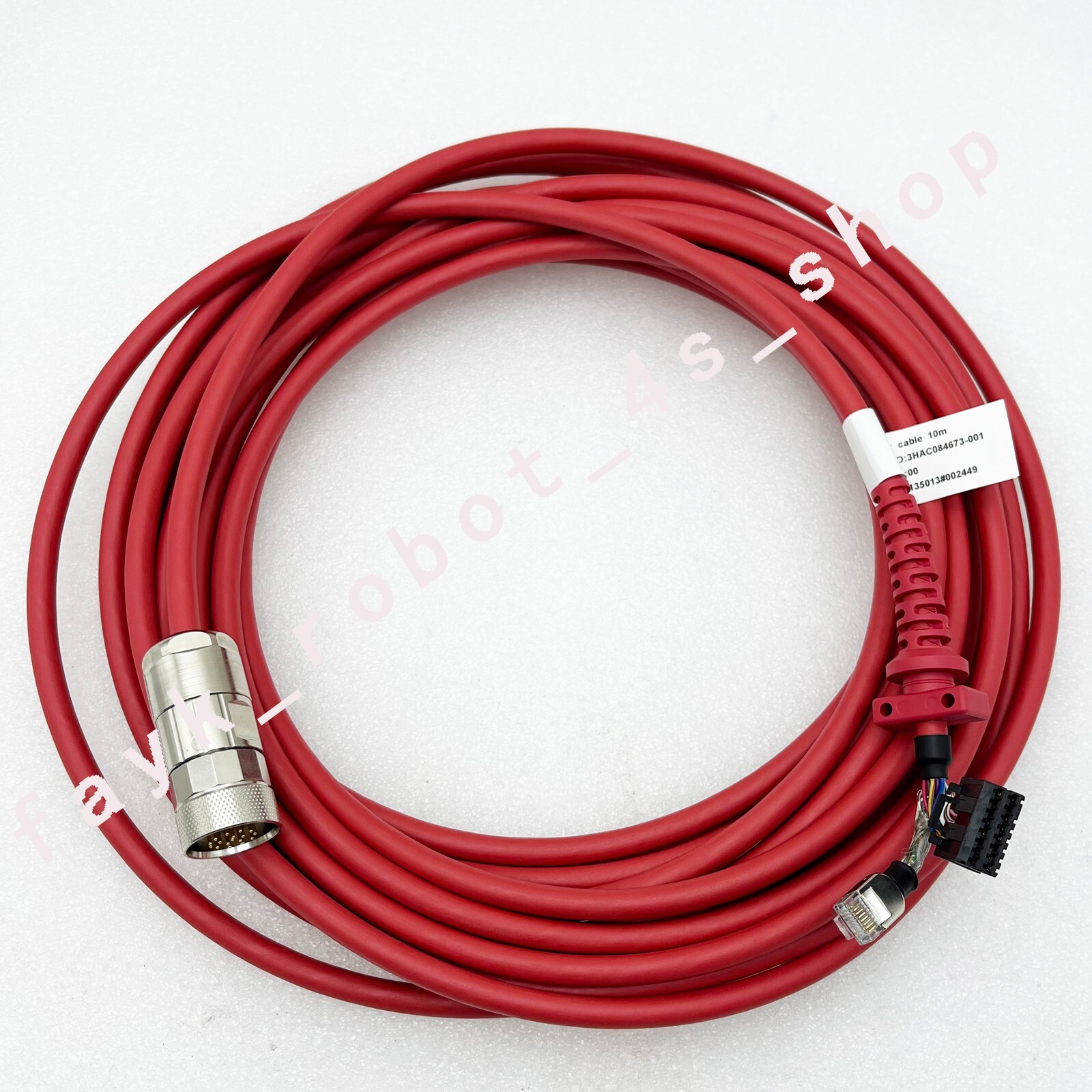 New 3HAC084673-001 10M Teach Pendant connector Cable plug For ABB Teach pendant