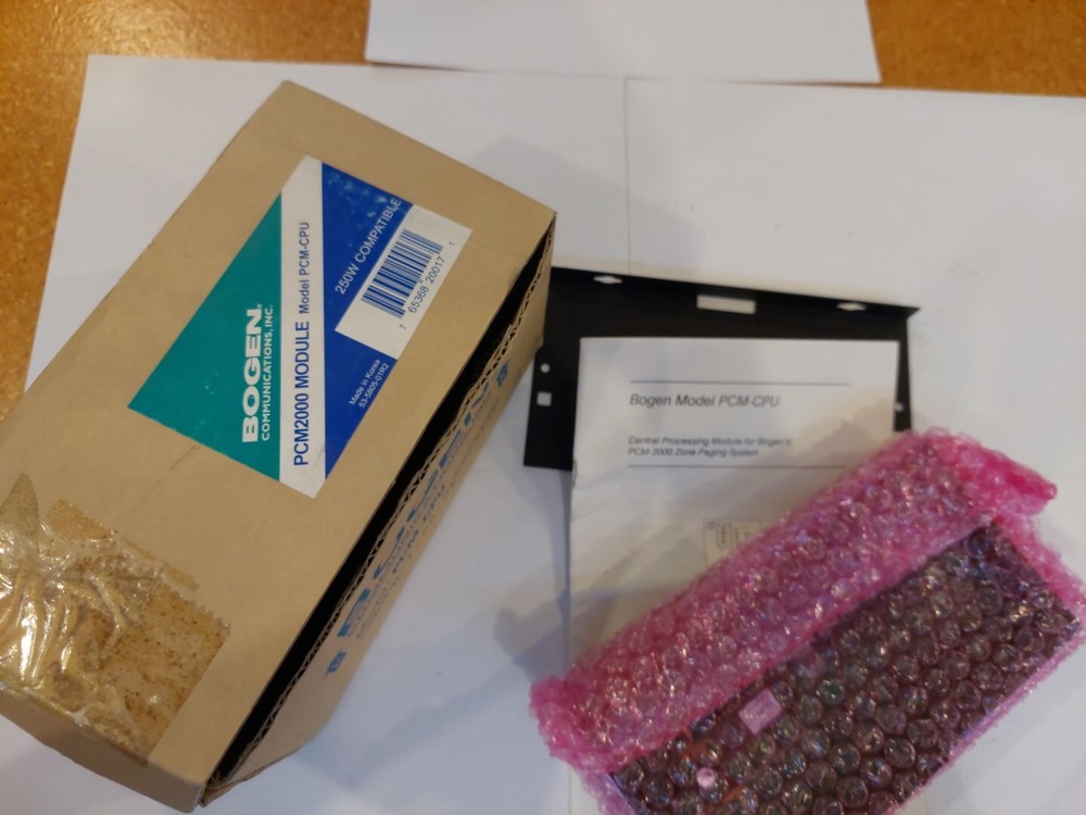 Bogen Communications, PCM-CPU Central Processing Module