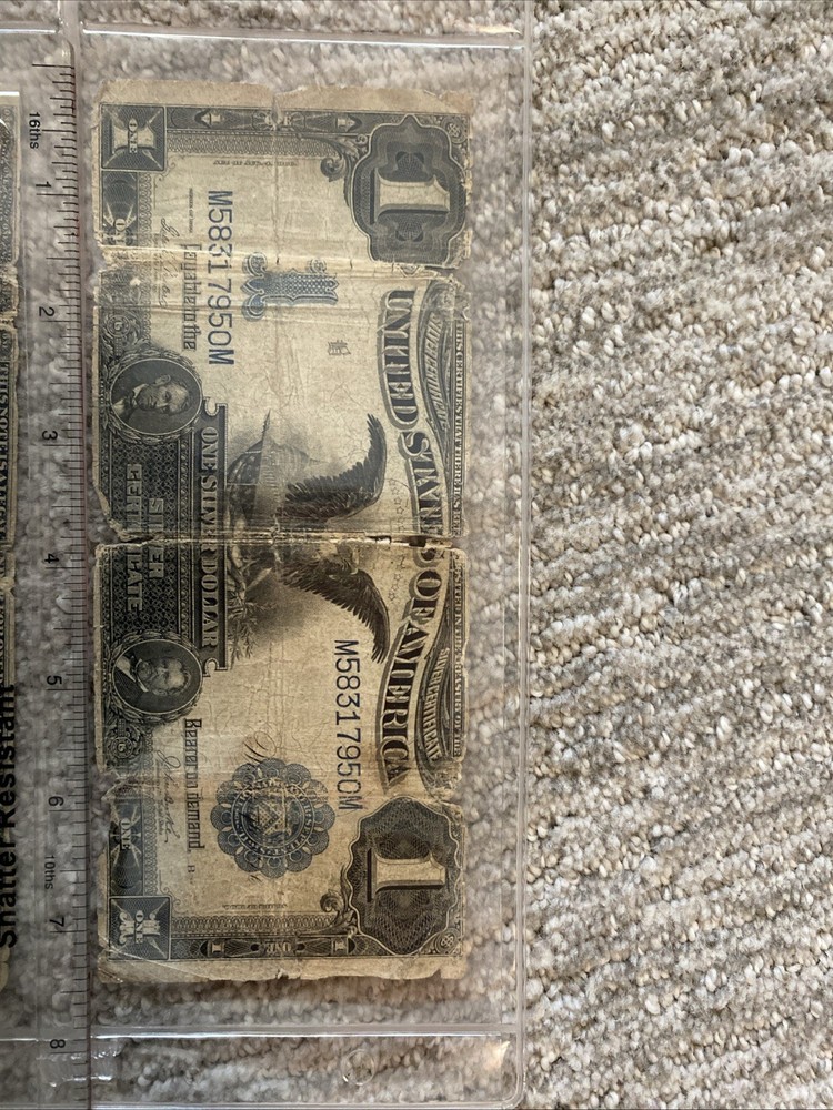 1899 $1 "Black Eagle" Silver Certificate, Circulated, Ungraded