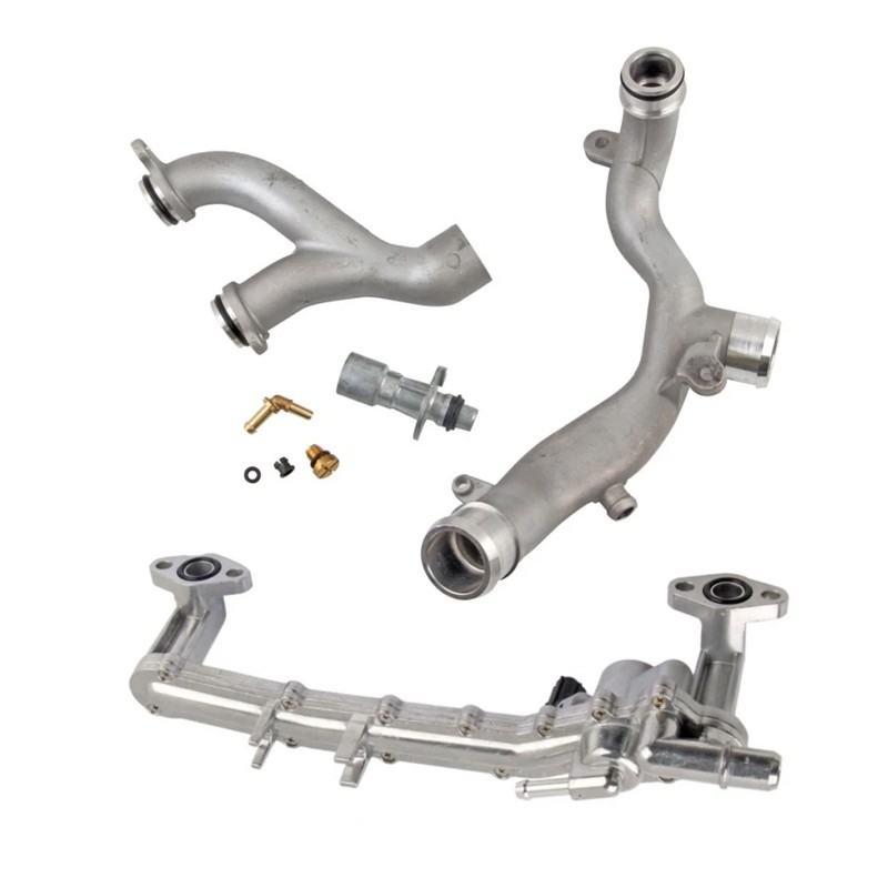 Upgraded Metal Coolant Water Pipe System Kit For Land Rover Jaguar 3.0 V6 5.0 V8