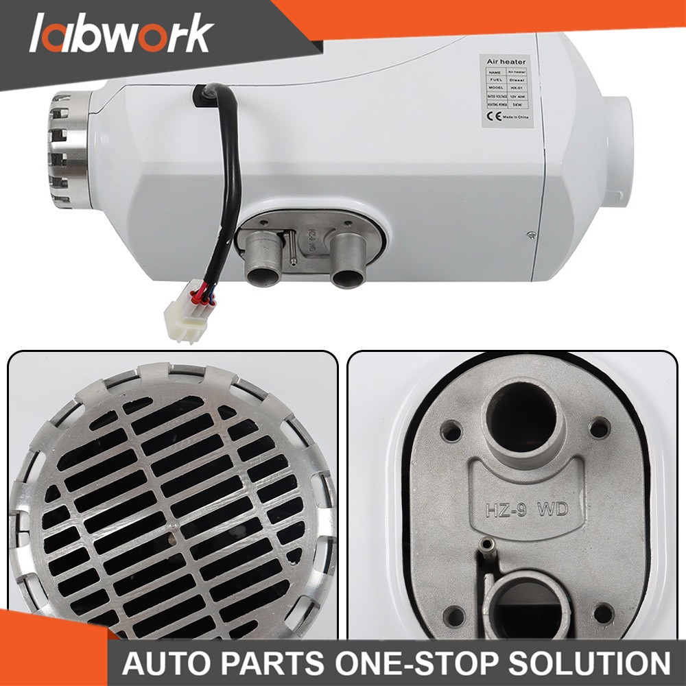 Labwork Air Heater 5KW All In One 12V LCD Thermostat For Car Boat Truck Bunk