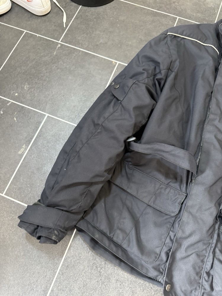 Ashman Textile Motorcycle Jacket Black Medium Protection Pads