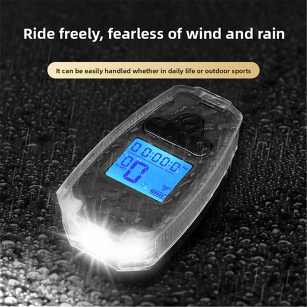 New Bicycle Speed Watch Band Horn Lighting Multi functional Wireless Code Table