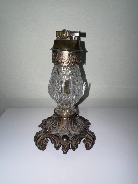 Vintage Crystal Glass Lighter