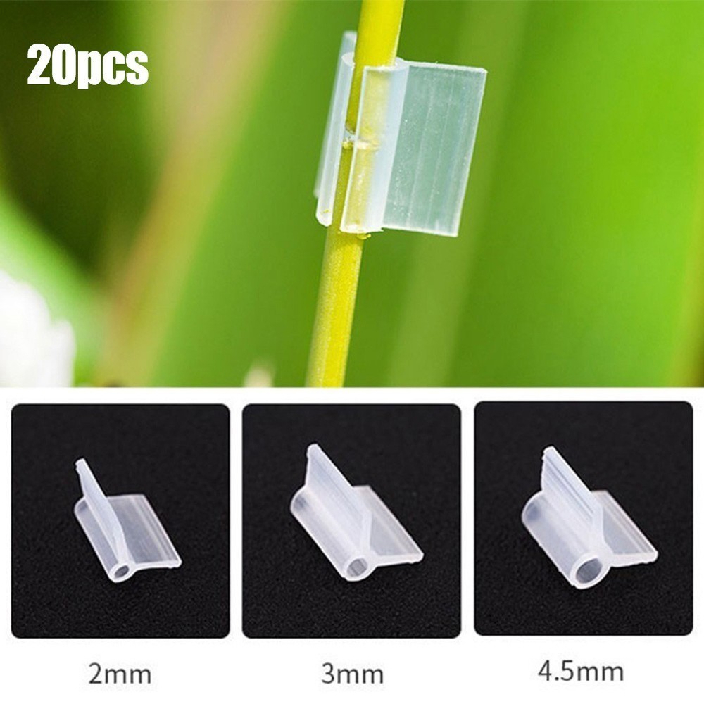 Secure Vines with Grafting Clips 20Pcs Suitable for Tomatoes Cucumbers